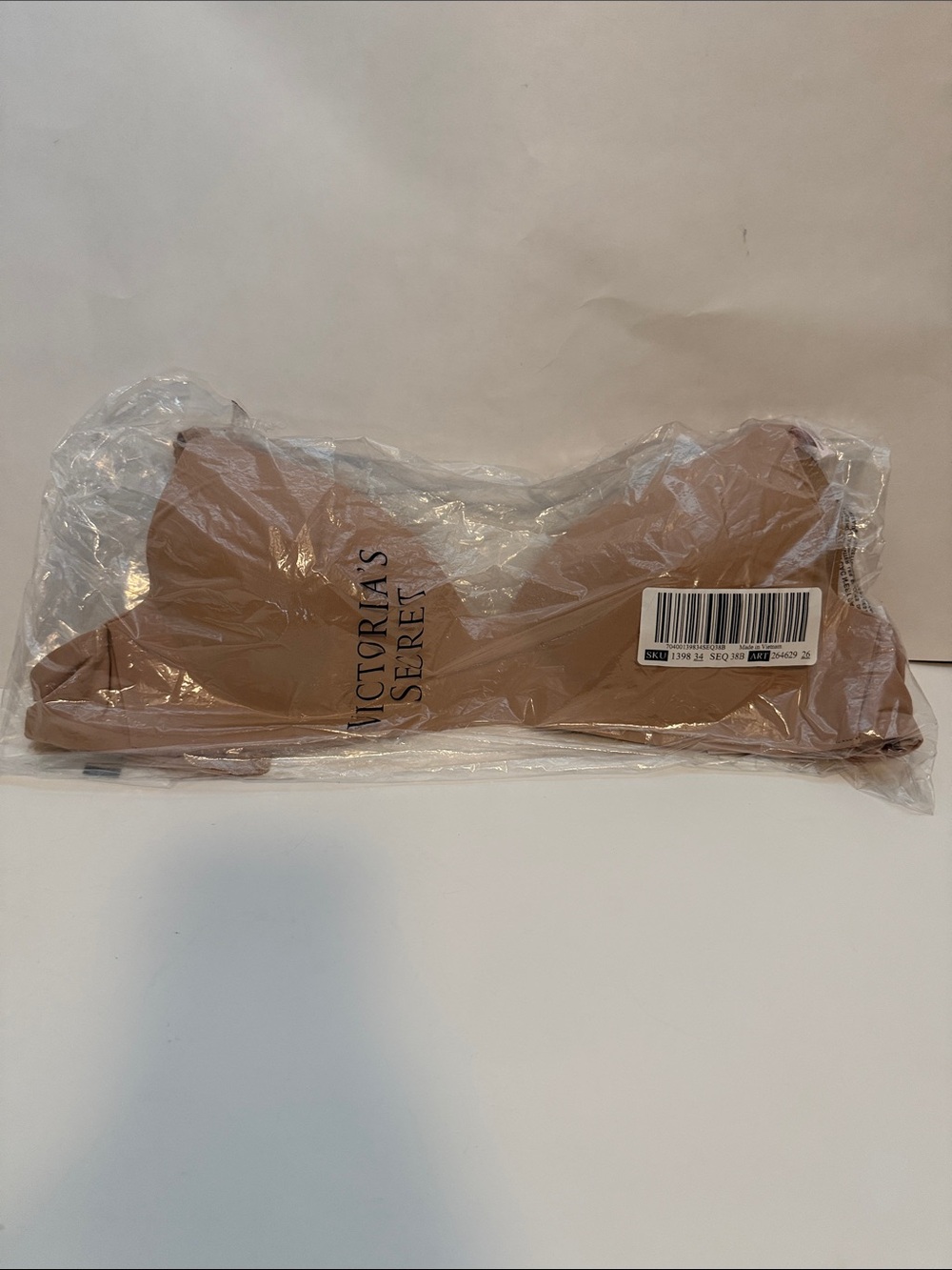 Victoria Secret NEW T-shirt Bra Lightly Lined Wireless, Nude 38B